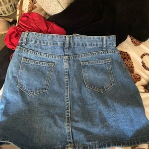 SHEIN denim Jean skirt medium long